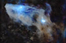 The Blue Horsehead Nebula