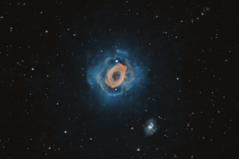 The Ring Nebula in SHO Palette