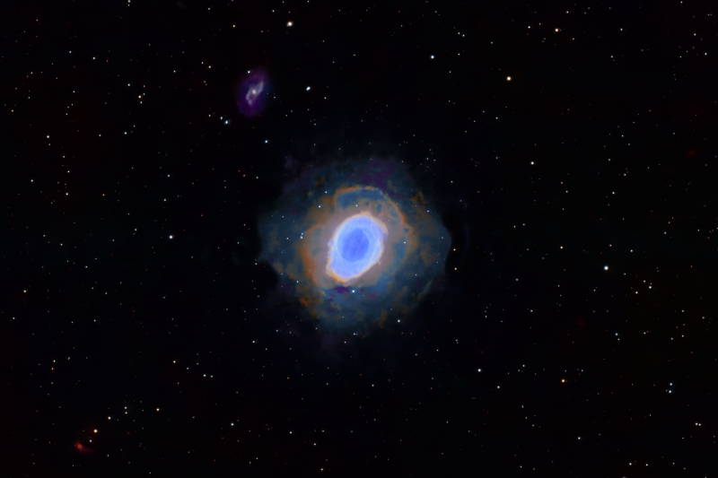 The Ring Nebula in SHO Palette