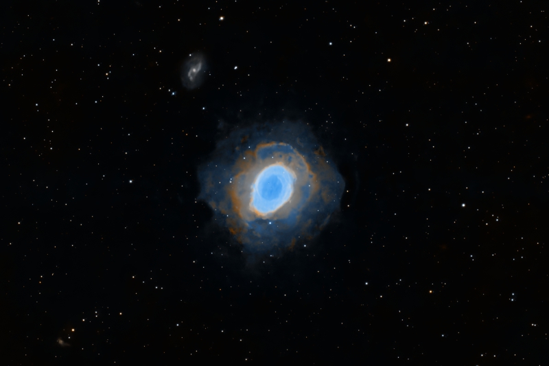 The Ring Nebula in SHO Palette
