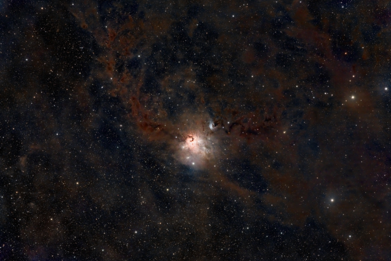 NGC1579-The Little Trifid Nebula and Surrounding Region