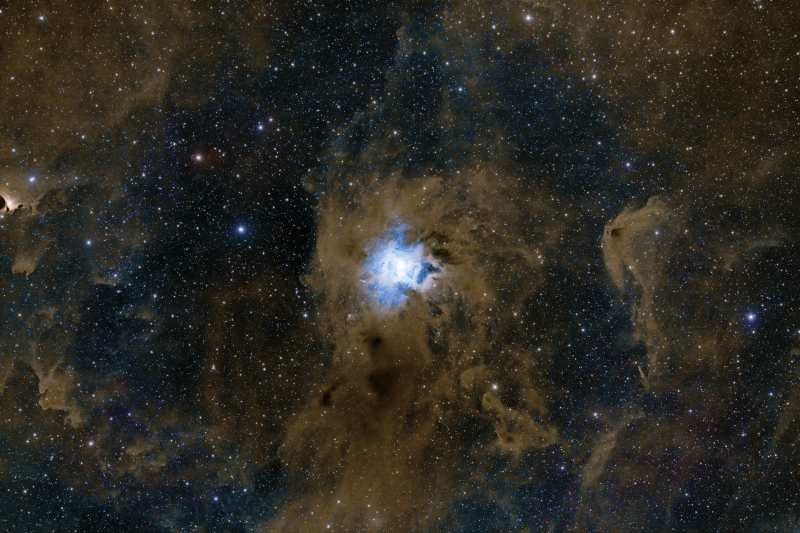 The Iris Nebula and surrounding region